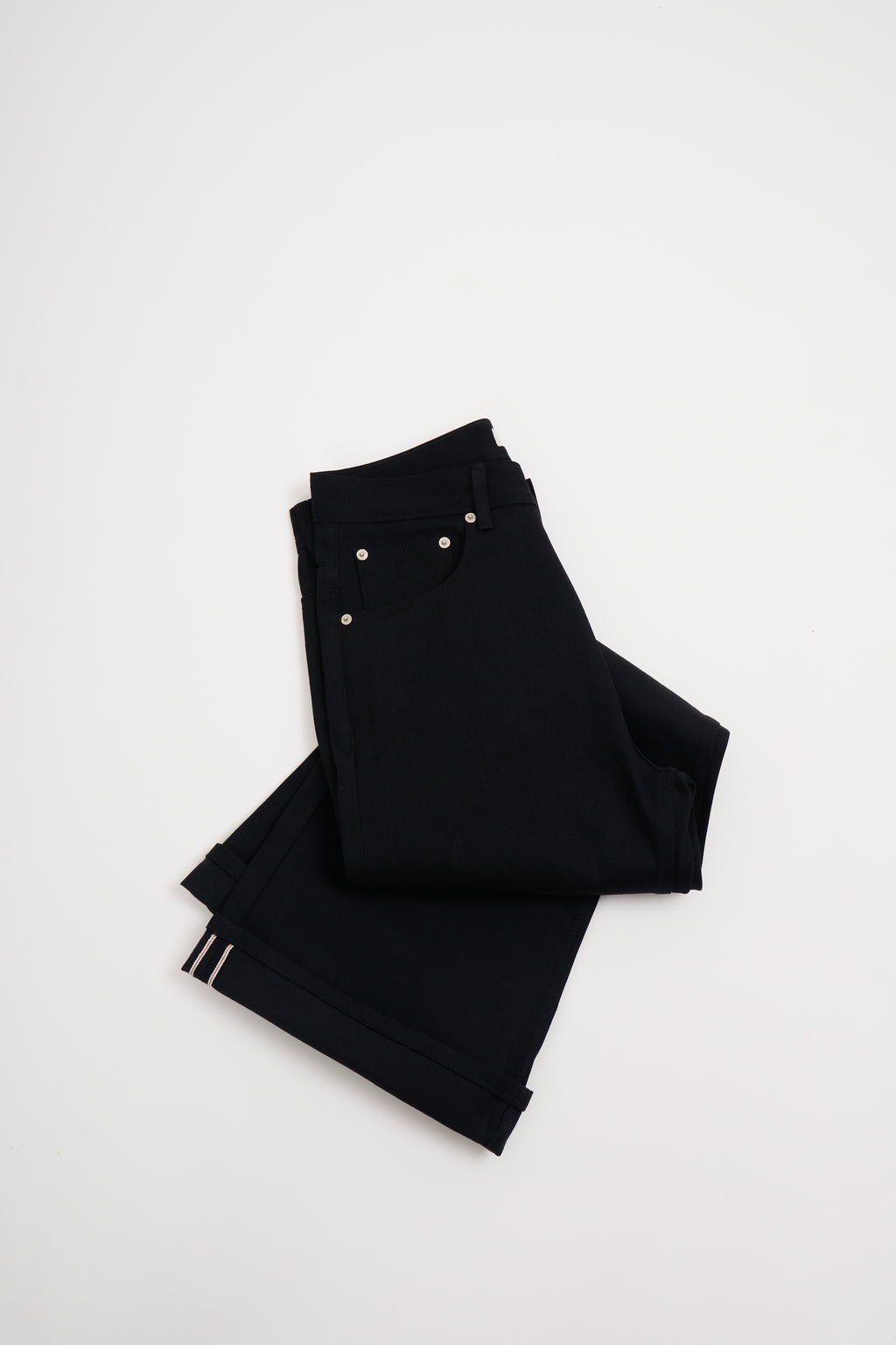 TWINGOD Raw Selvedge Bootcut Denim - Superblack
