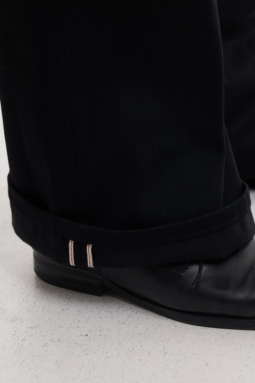 TWINGOD Raw Selvedge Bootcut Denim - Superblack